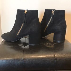 Cole Haan Black Suede Boots